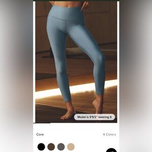 ALO Yoga Celestial Blue Leggings